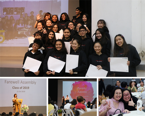 2019 Farewell assembly collage 1