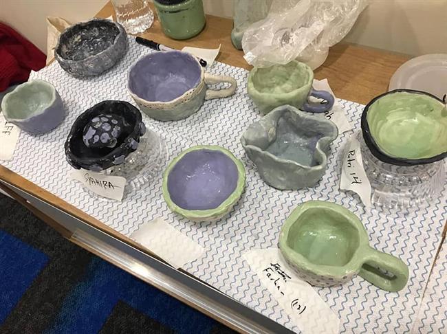 Pottery works of Artreach Camp