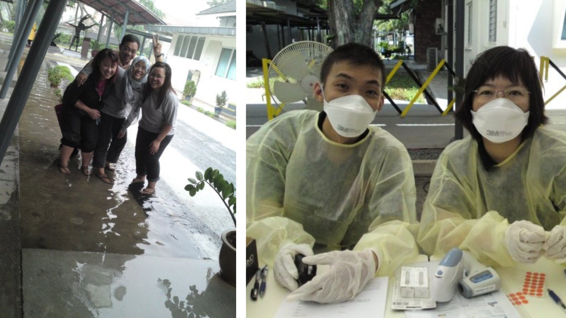 Flooding at Goodman Road campus and Talent Academy amidst H1N1