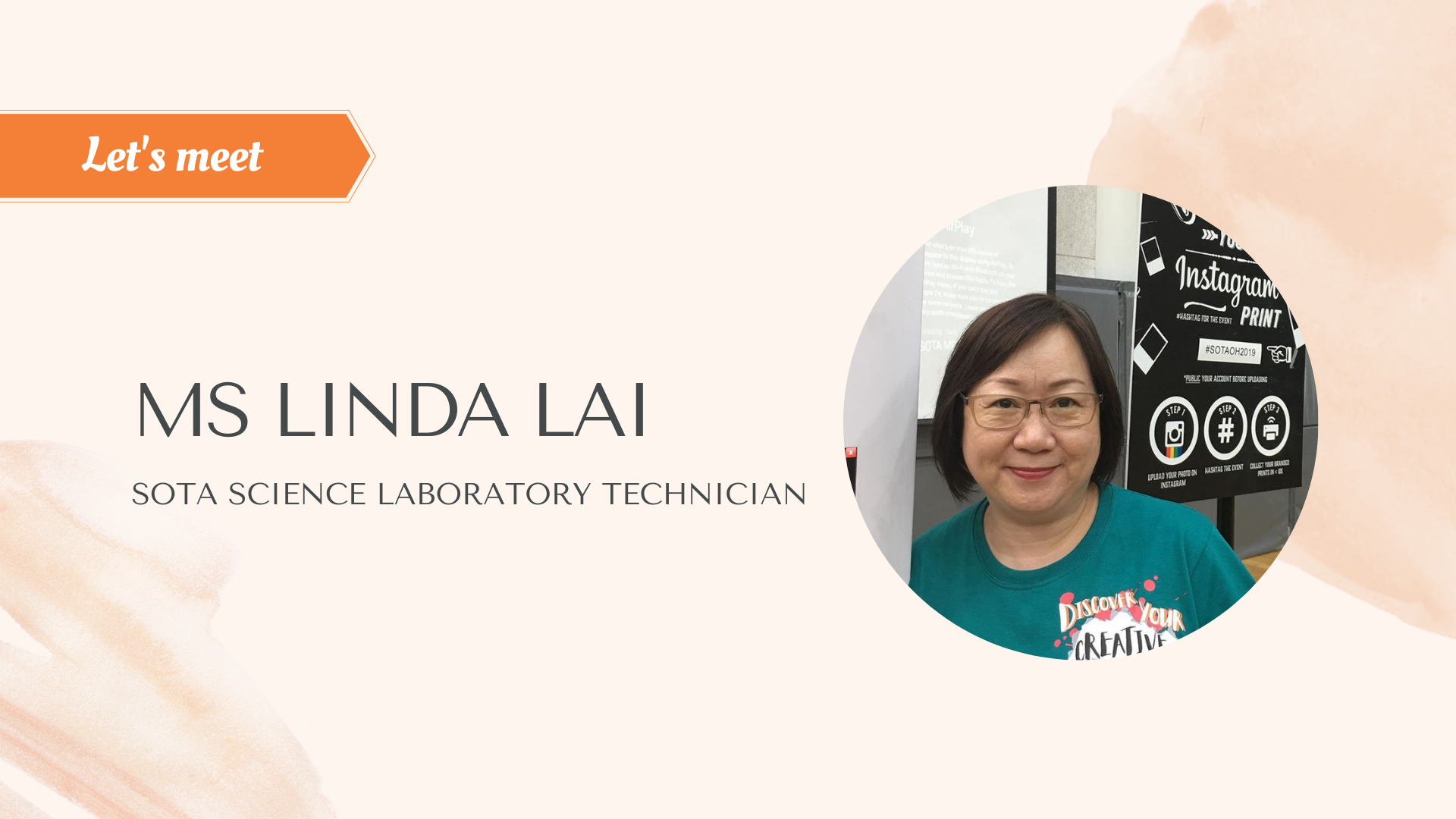 Let's meet - Ms Linda Lai