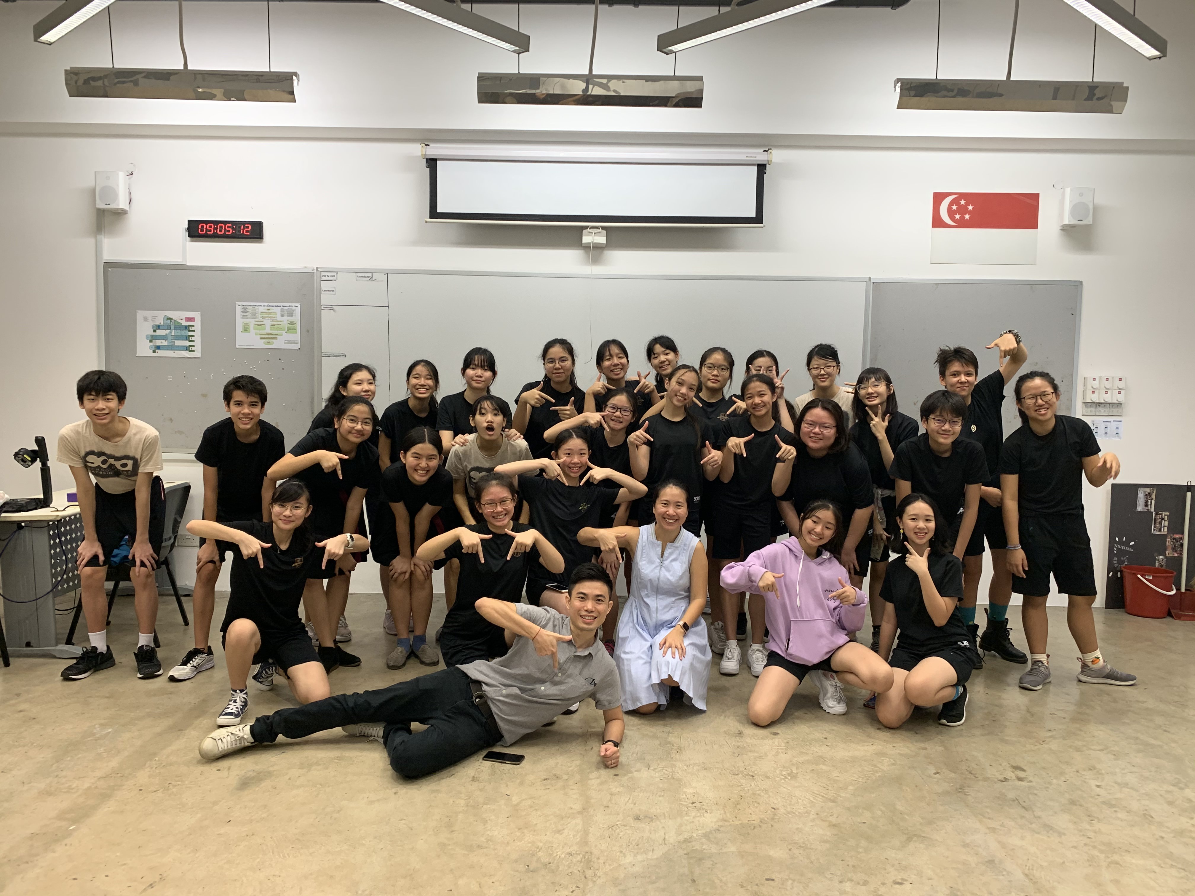 Mr Teng with his form class (2019)