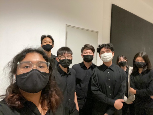 Shadrach (center) at Percussio Concert (2021)