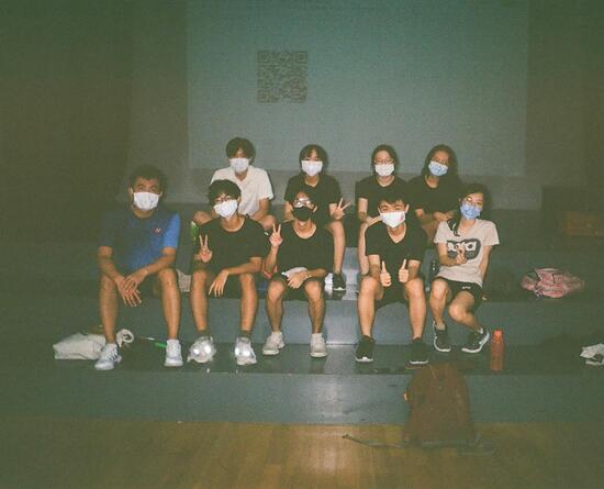 Zhu Yi with the Badminton CAS EXCO Committee (2021)